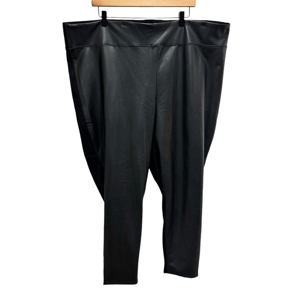 Pennington's In Every Story Black Faux Panel Front Leggings Size 4x - Picture 1 of 9